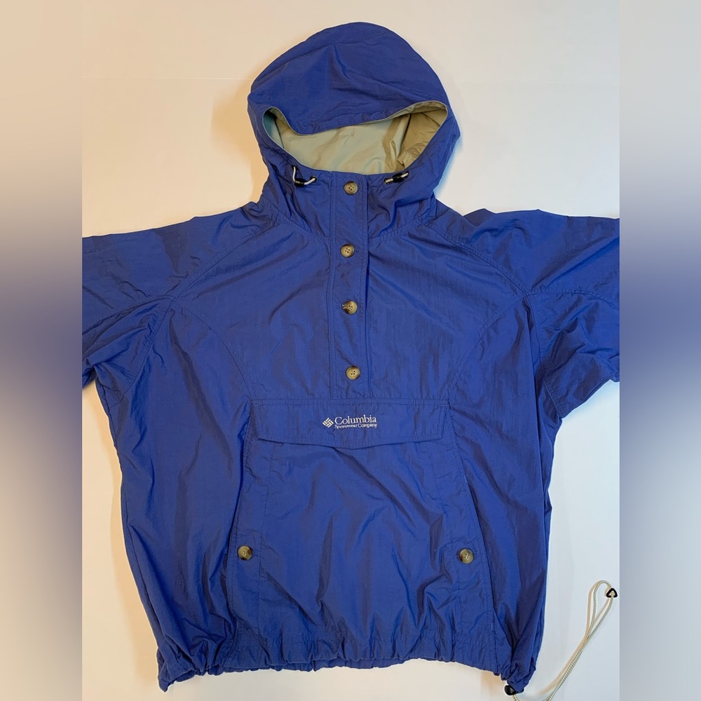 Colombia Womens pullover windbreaker purple size XL